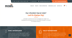 Desktop Screenshot of mobilreparationer.dk