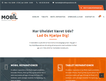 Tablet Screenshot of mobilreparationer.dk